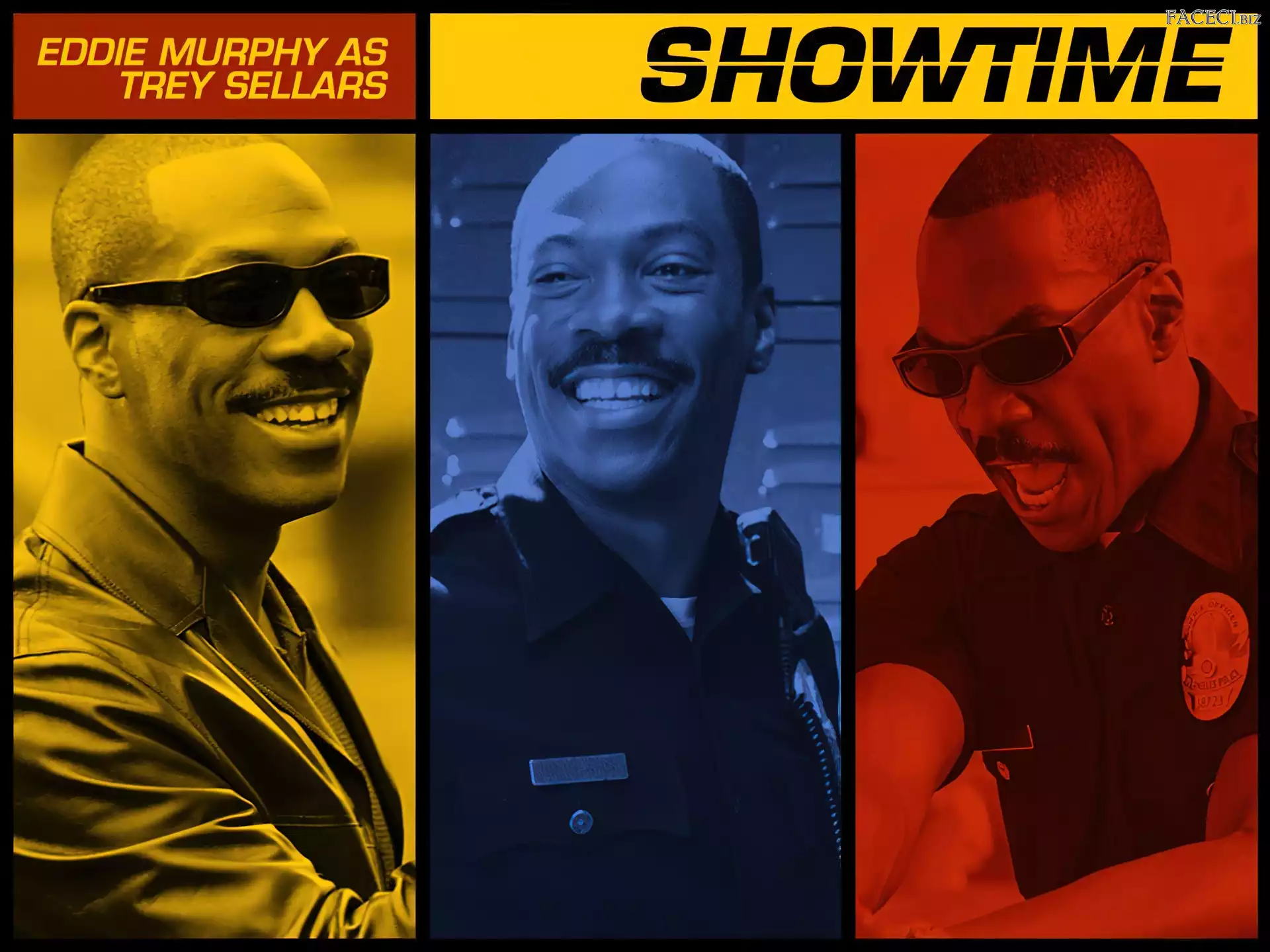 Showtime, okulary, Eddie Murphy, policjant